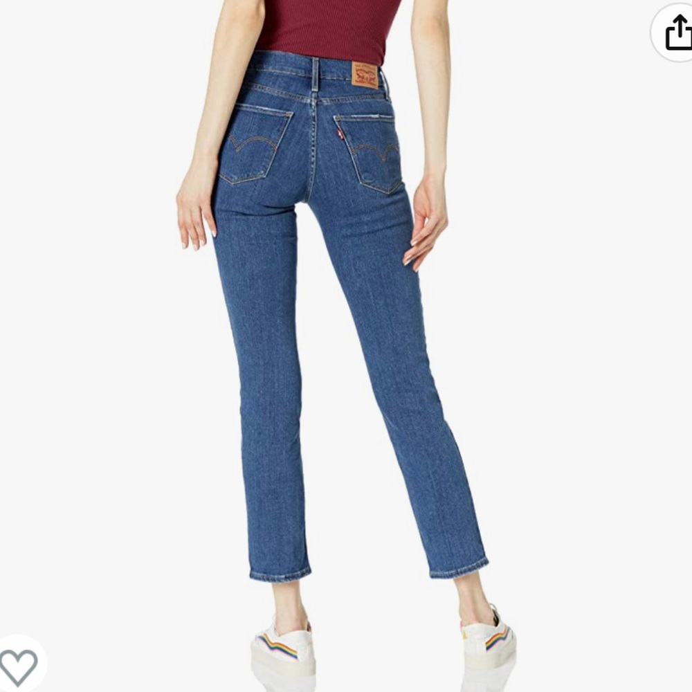 Levi's 724 High Rise Straight Crop size 28